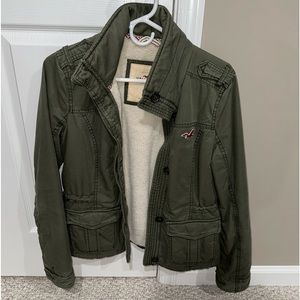 Hollister Army Green Utility Jacket